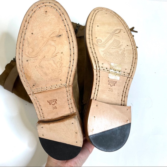 Free People Sayre Fringe Tall Boots Boho Festival - Picture 5 of 8